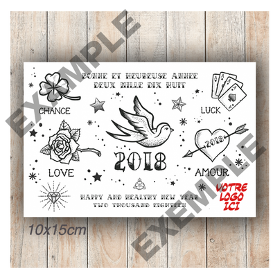 TEMPORARY TATTOO 10x15cm